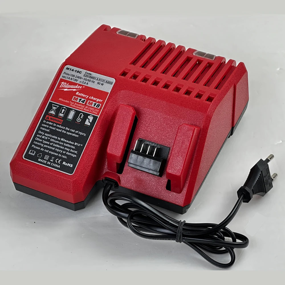 Professional Grade Milwaukee M18 Cordless Power Tool Set with 5 Batteries Charger for Construction Industrial Tool Combo Kit