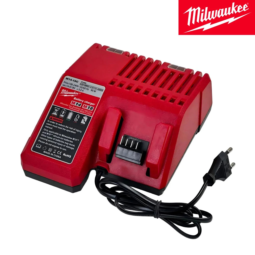 Milwaukee 18V Impact Wrench & Drill Driver 2x 5.0Ah Batteries, Charger, and Carry Bag Automotive DIY Power Tool Combo Kit