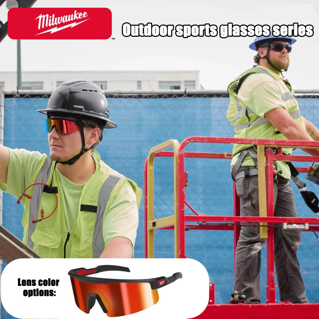 Milwaukee Outdoor Protective Goggles, Sports Goggles, Windproof and UV Resistant Goggles for Cycling and Fishing 4932500723