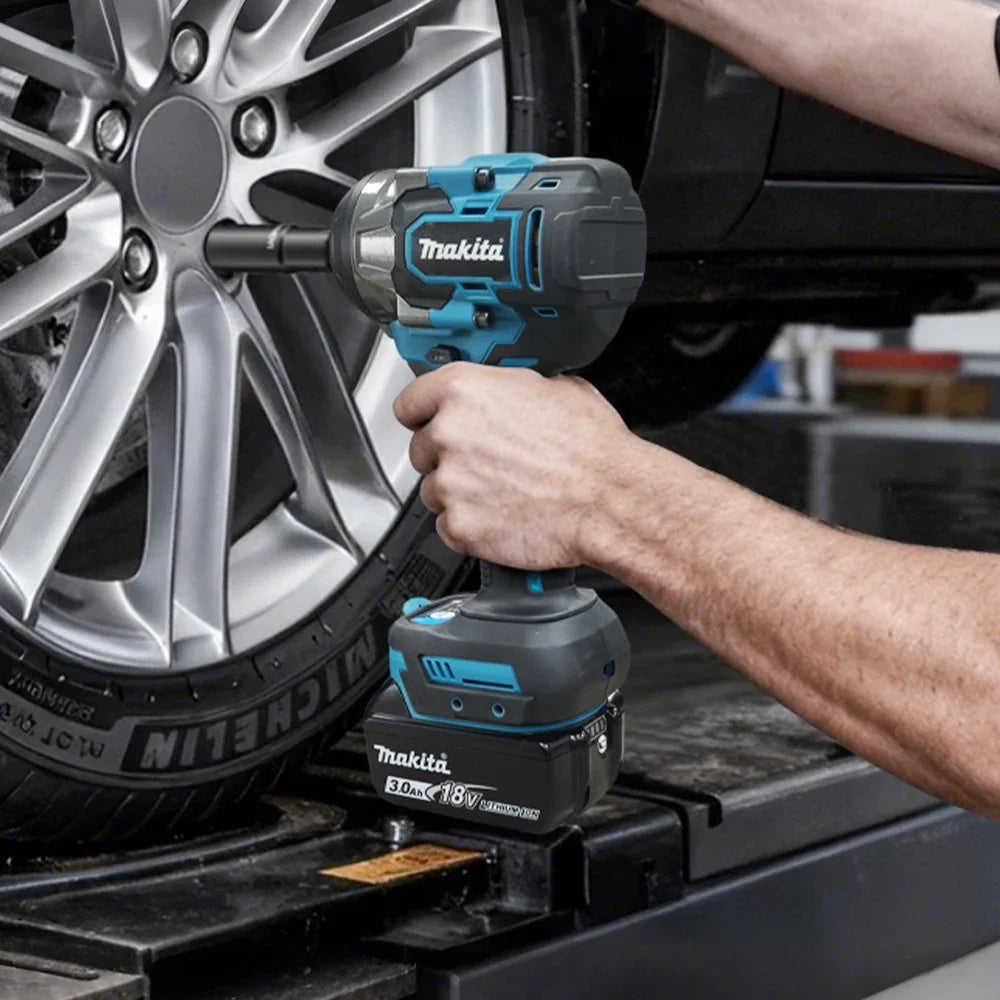 Llave de Impacto Inalámbrica Makita 18V 500 N·m Sin Escobillas