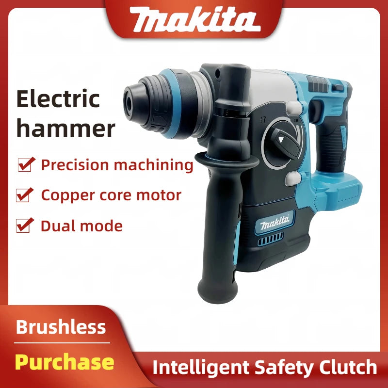 Martillo Rotativo Inalámbrico Makita 18V Sin Escobillas (Solo Herramienta)