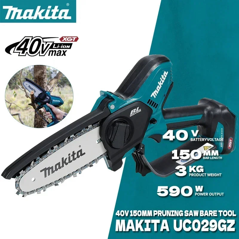 2026 Makita Electric Chain Saw:18V,20MM Stroke,8.0M/S Speed,equipped with Anti-Flying Splash Baffle and Automatic Chain Saw