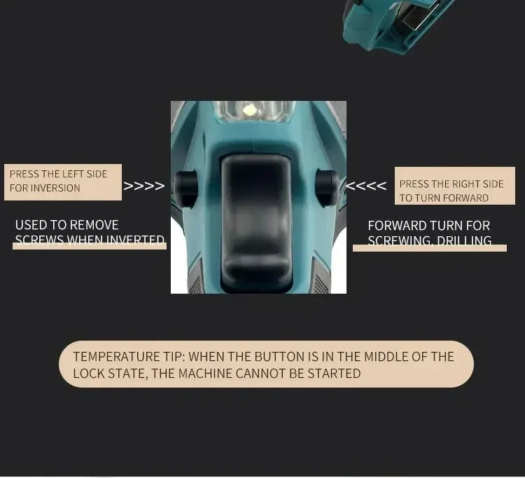 Makita Brushless DTW700 Electric Impact Wrench Cordless Electric Wrench 1/2 inch for Makita 18V Battery Screwdriver Power Tools