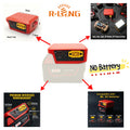Power Bank for Milwaukee 18V Batteries, Dual Charging & 9-30V DC/XT60/USB-C with Digital Display,for Camping Outdoor(NO Battery)
