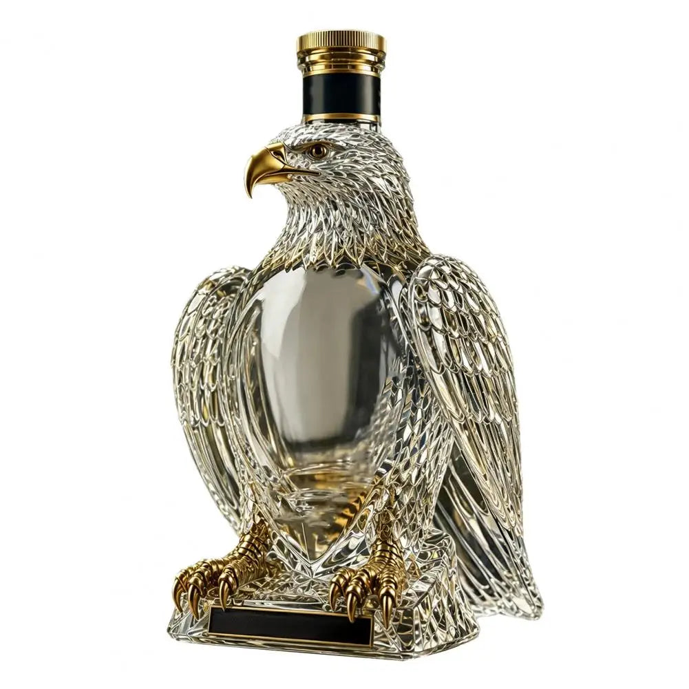 Whiskey Decanter for Wine Lover Gift Idea Eagle Whiskey Glass Decanter 350ml Unique Eagle Shaped Bottle for Bourbon Wine for Men