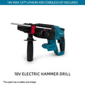 Martillo Rotativo Inalámbrico Compatible con Makita 26 mm Sin Escobillas