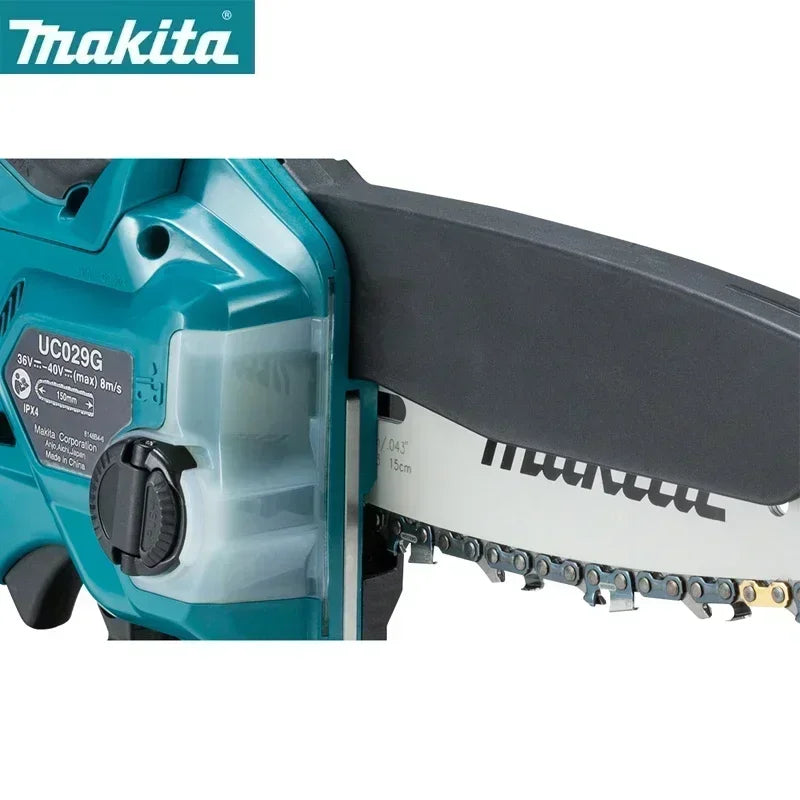 2026 Makita Electric Chain Saw:18V,20MM Stroke,8.0M/S Speed,equipped with Anti-Flying Splash Baffle and Automatic Chain Saw