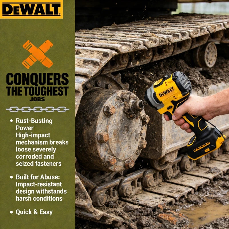 Llave de Impacto Inalámbrica DEWALT DCF922 20V Solo Herramienta