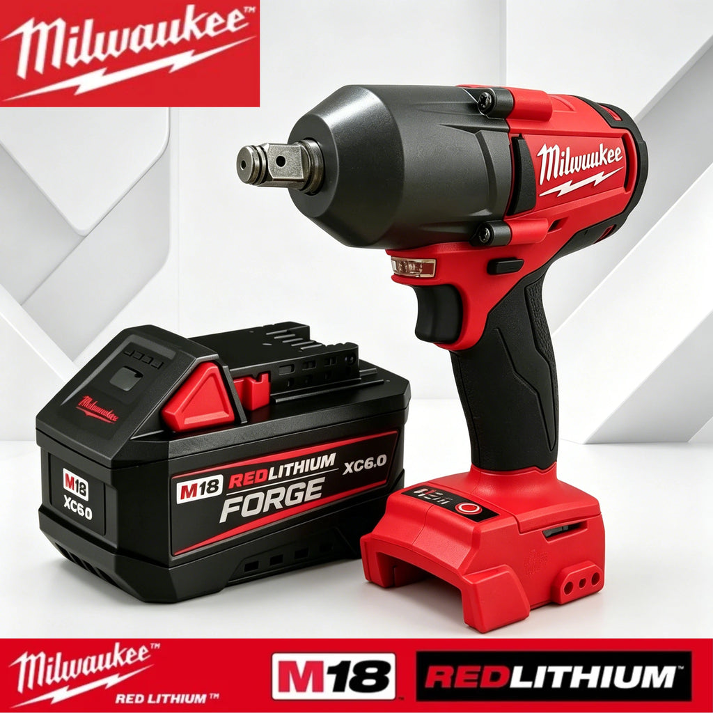 Milwaukee M18 FORGE battery18V  for Brushless Impact Wrench 1/2"Drive Cordless Electric Wrench for Professional Mechanics