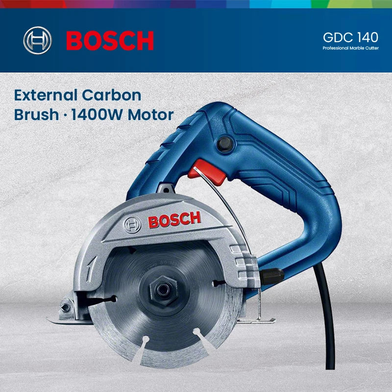 Bosch Marble Cutting Machine GDC 140 GDM 13-34 Professional Handheld Electric Circular Saw Seamless High-Precision Fabrication