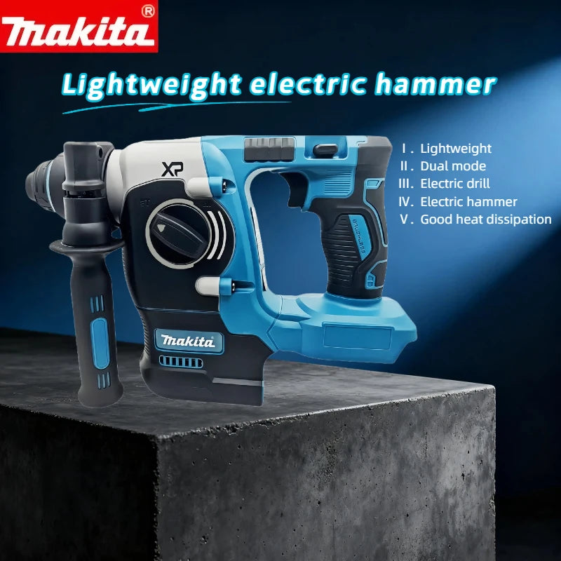 Martillo Rotativo Inalámbrico Makita 18V Sin Escobillas (Solo Herramienta)