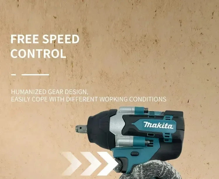 Makita Brushless DTW700 Electric Impact Wrench Cordless Electric Wrench 1/2 inch for Makita 18V Battery Screwdriver Power Tools