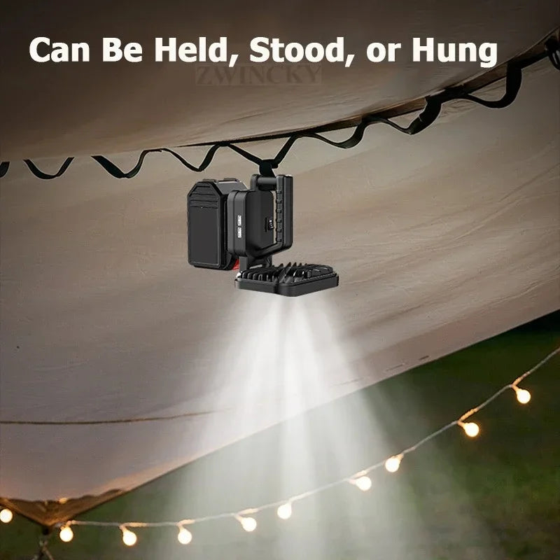 Led Light For Milwaukee Battery 18V Portable Spotlight Cordless Outdoor Work Fishing Handheld Emergency Tool Light No Battery
