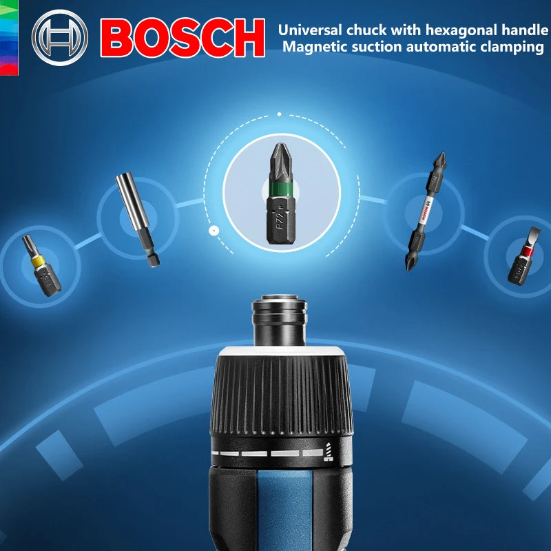 BOSCH GO 3 Cordless Screwdriver 3.6V Lithium-ion Battery Rechargeable Cordless Drill with Box Bosch GO3 Professional Tool Set