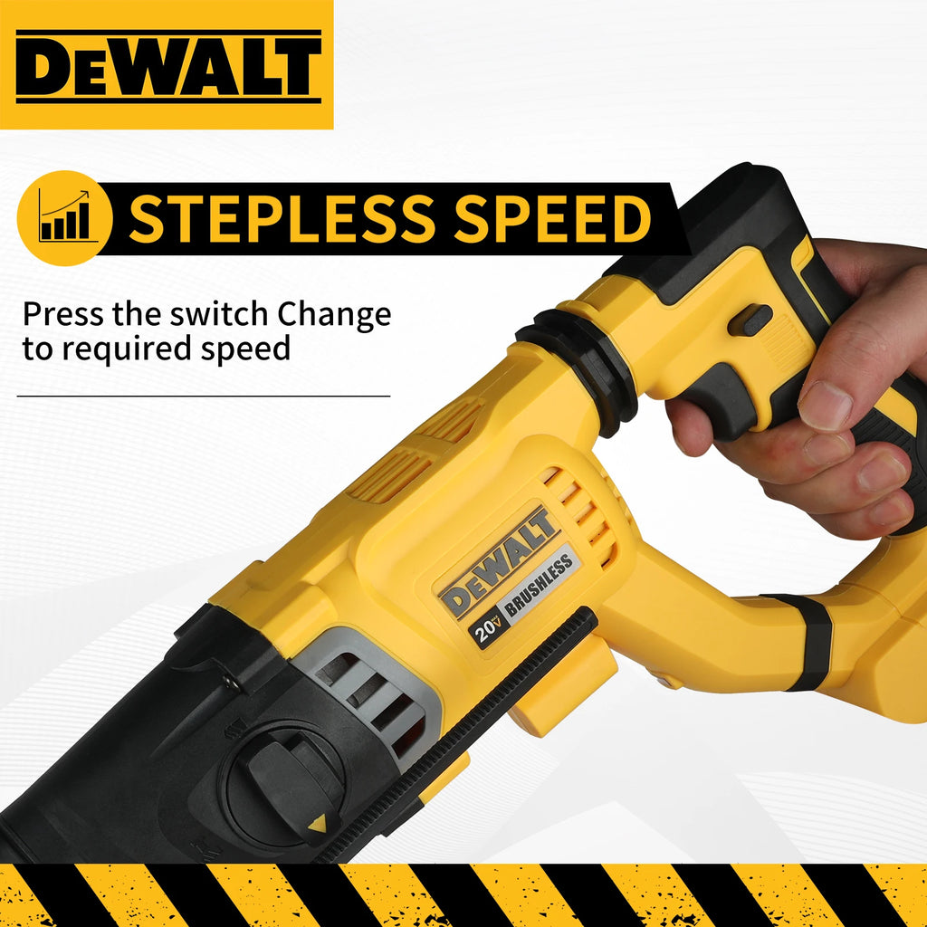 Martillo Rotativo Inalámbrico DEWALT SDS con Empuñadura en D