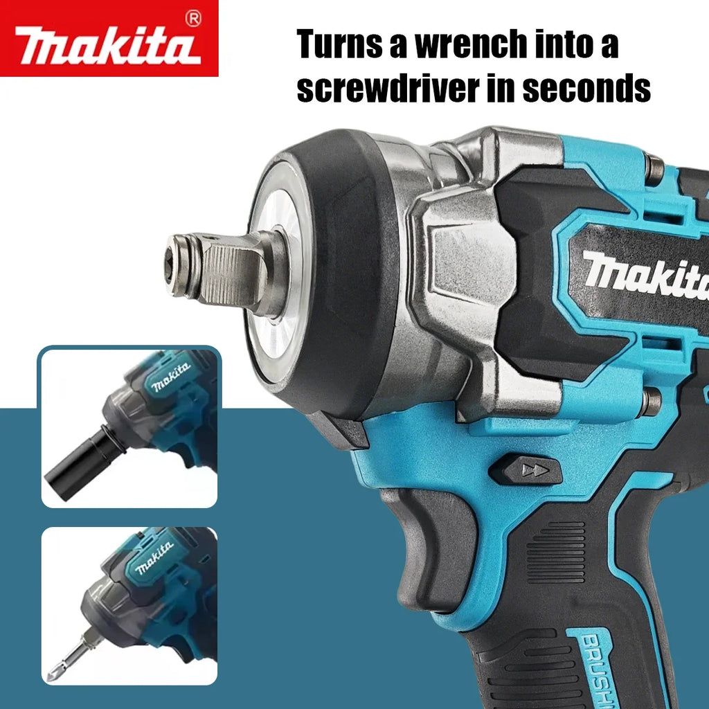 Llave de Impacto Inalámbrica Makita 18V 500 N·m Sin Escobillas