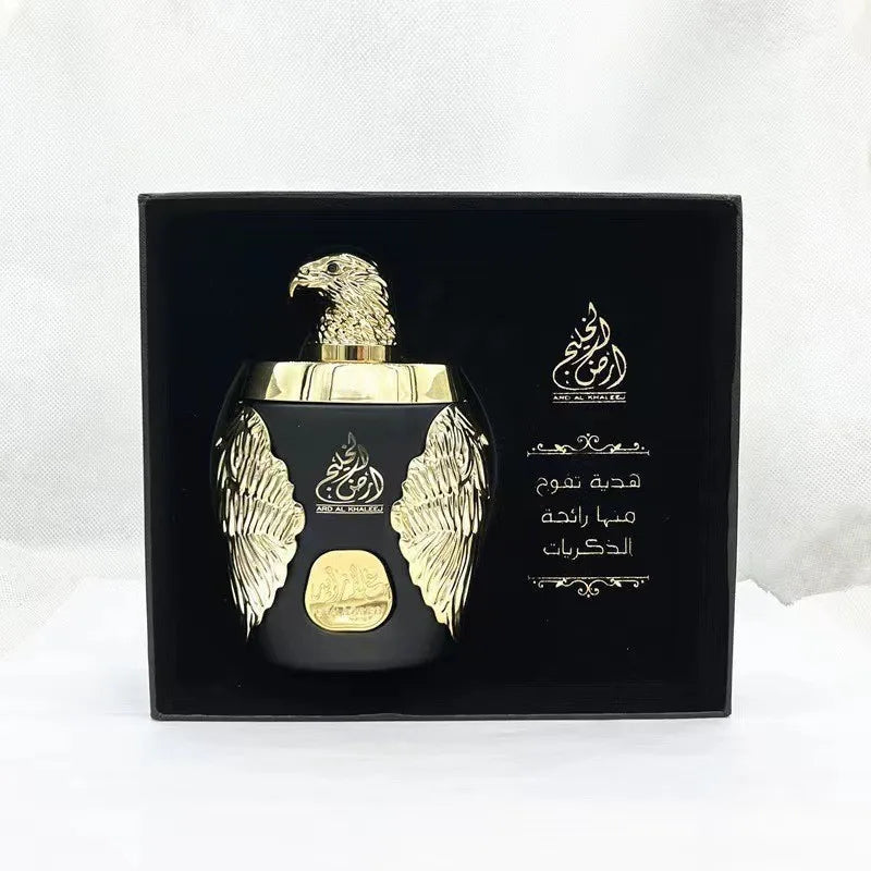 Arab Perfume Man Eagle Long Lasting Fragrance Body Spray Arabic Parfum For Men Oriental Notes Pheromone Gift Box