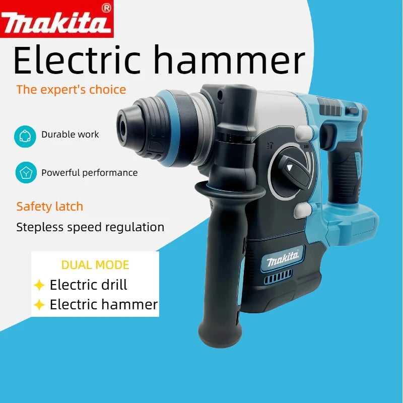 Martillo Rotativo Inalámbrico Makita 18V Sin Escobillas (Solo Herramienta)