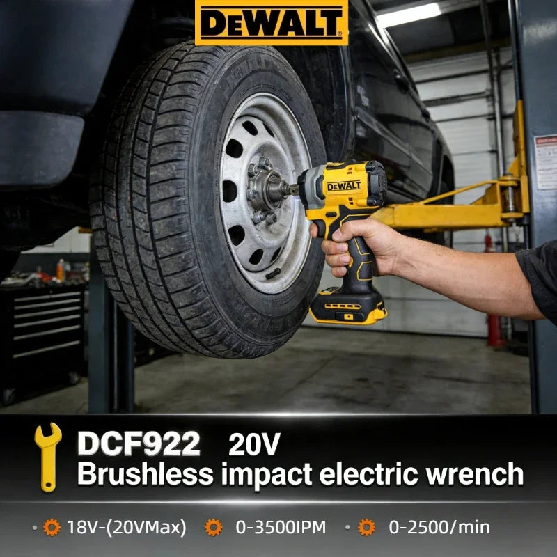 Llave de Impacto Inalámbrica DEWALT DCF922 20V Solo Herramienta