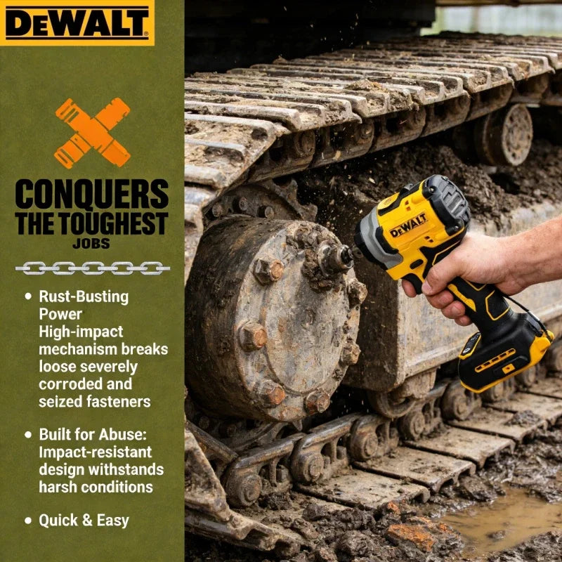 Llave de Impacto Inalámbrica DEWALT DCF922 20V Solo Herramienta