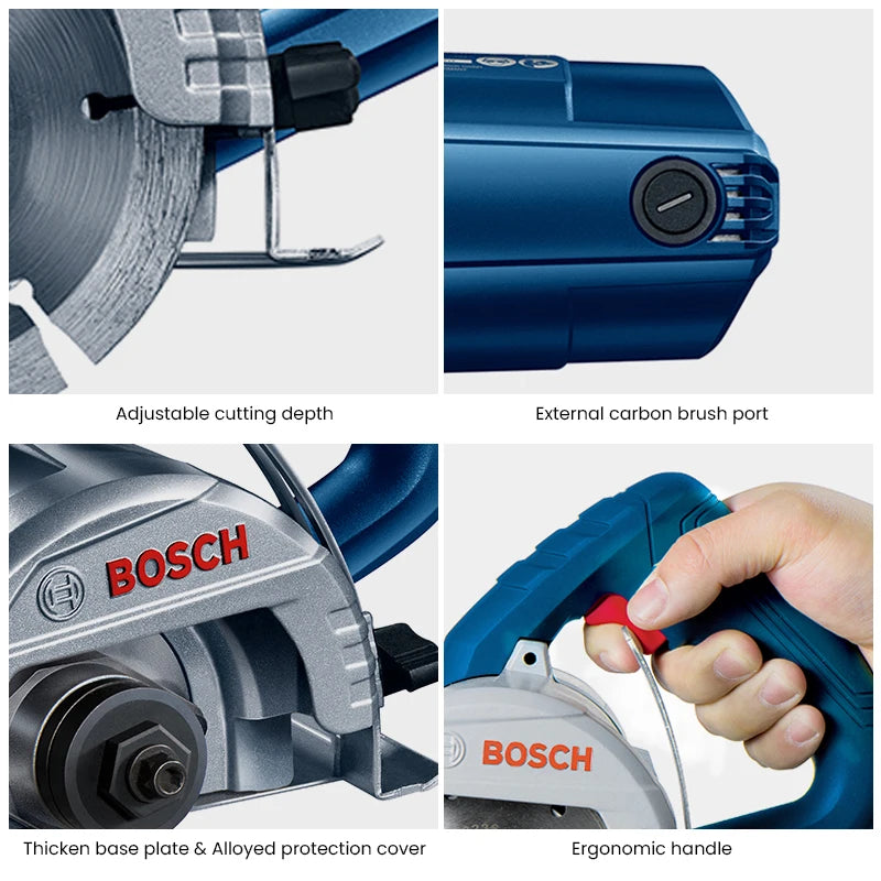 Bosch Marble Cutting Machine GDC 140 GDM 13-34 Professional Handheld Electric Circular Saw Seamless High-Precision Fabrication