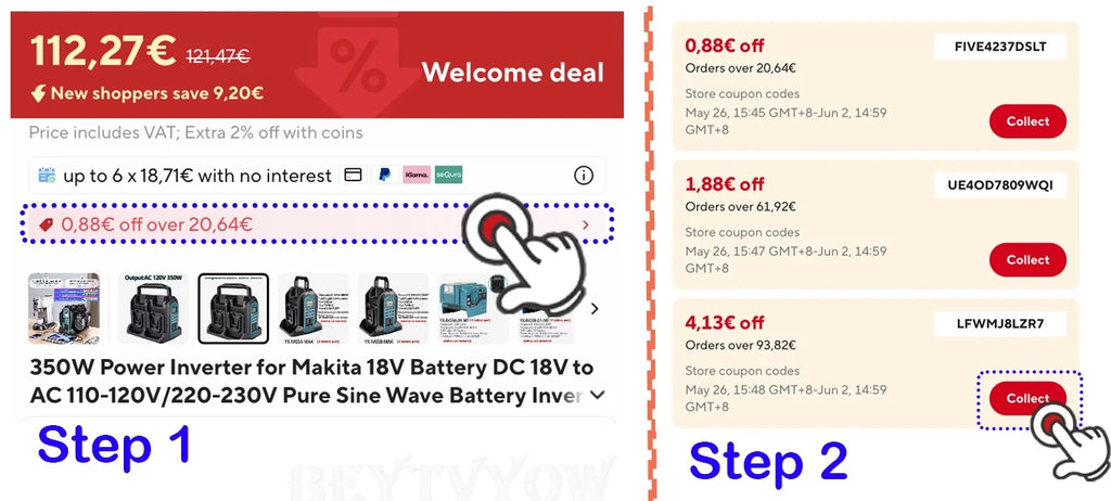 350W Power Inverter for Milwaukee 18V Li-ion Battery DC 20V to AC 110V ~230V 2-Port Supply Inverter Generators Converter Light