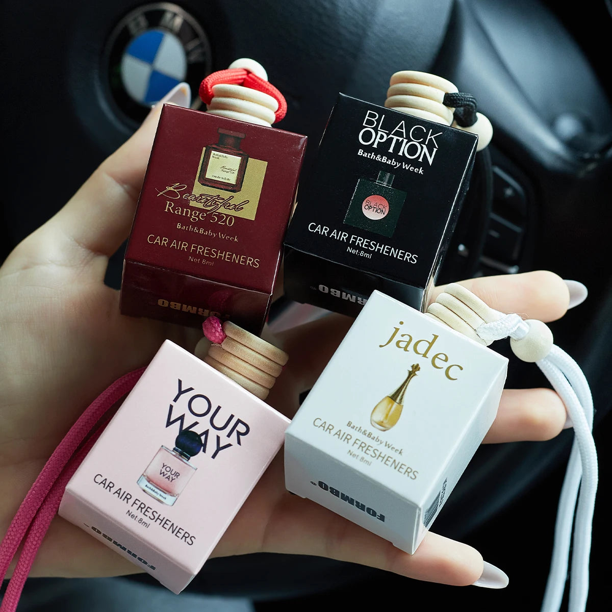 Ambientador Perfumado para Auto Fragancia de Larga Duracion