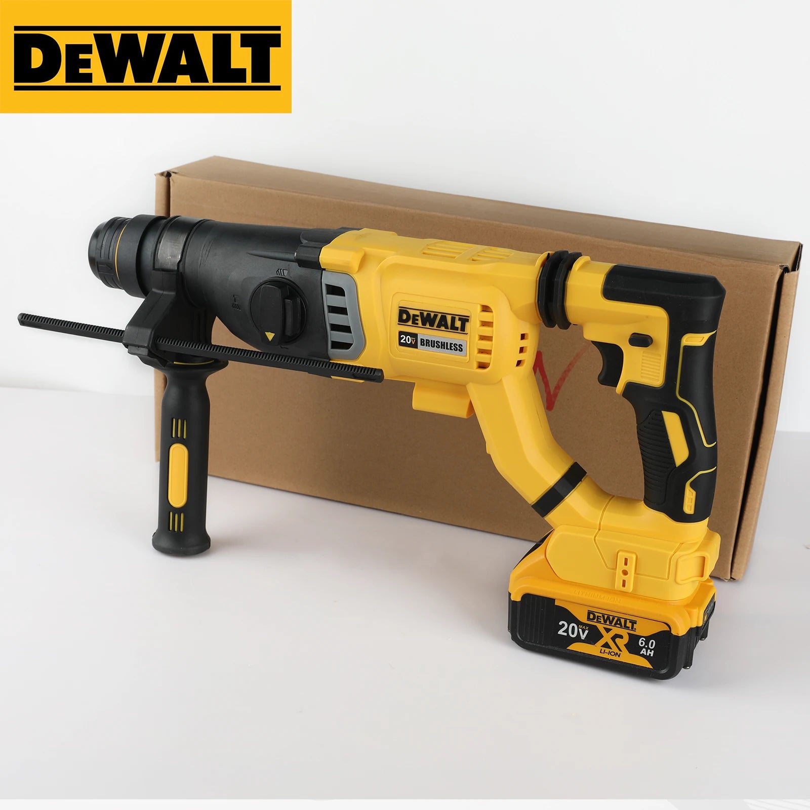 Martillo Rotativo Inalámbrico DEWALT SDS con Empuñadura en D