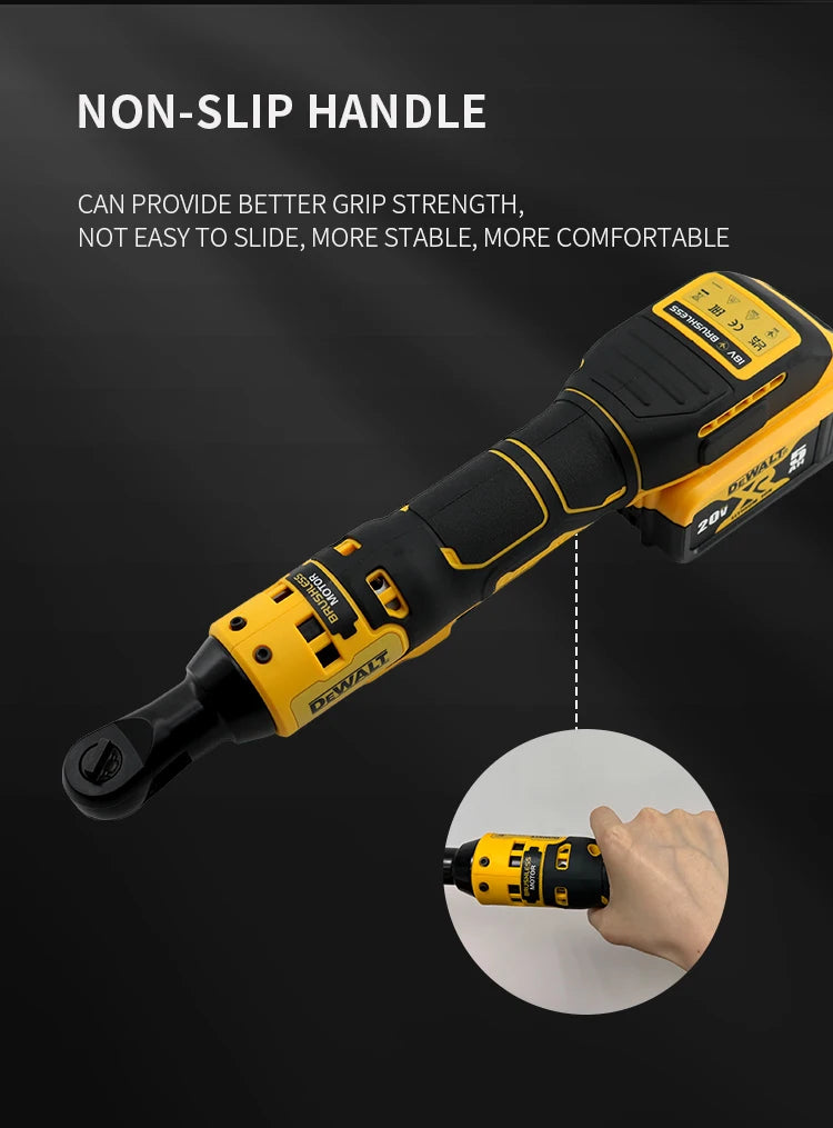 DEWALT DCF512 Ratchet Wrench Cordless Electric Impact Wrench 20V Battery 1/2 in 3/8 in Home Improvement Brushless