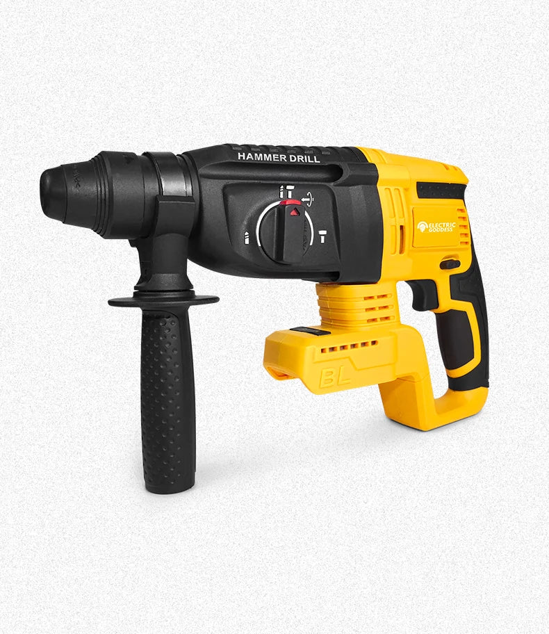26mm Brushless Electric Hammer Cordless Multi-function Rotary Hammer Drill Four Modes Hammer Drill For Dewalt 20v Battery Pin
