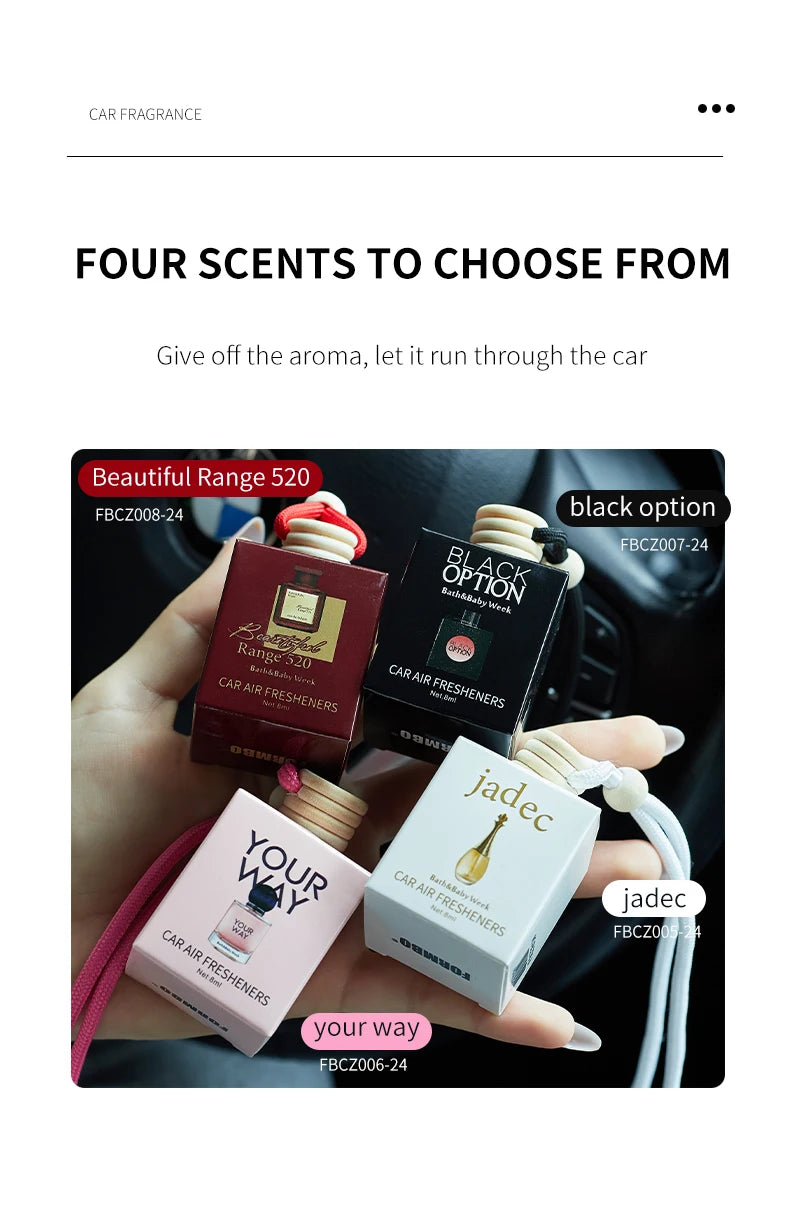 Ambientador Perfumado para Auto Fragancia de Larga Duracion