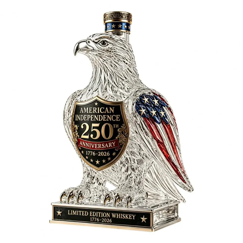 Whiskey Decanter for Wine Lover Gift Idea Eagle Whiskey Glass Decanter 350ml Unique Eagle Shaped Bottle for Bourbon Wine for Men