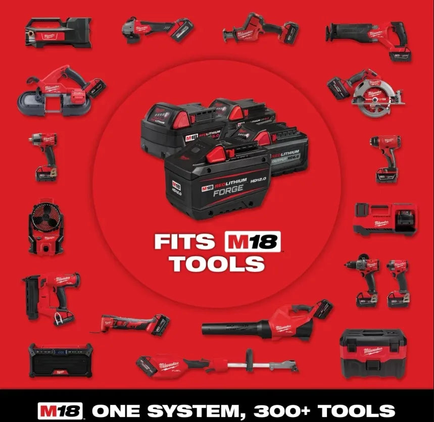 Milwaukee M18 FORGE battery18V  for Brushless Impact Wrench 1/2"Drive Cordless Electric Wrench for Professional Mechanics