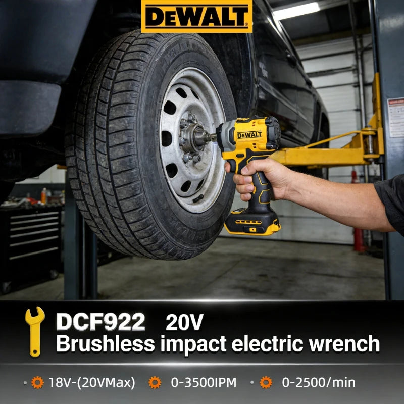 Llave de Impacto Inalámbrica DEWALT DCF922 20V Solo Herramienta