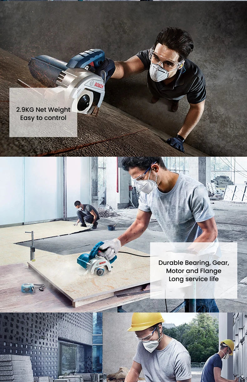 Bosch Marble Cutting Machine GDC 140 GDM 13-34 Professional Handheld Electric Circular Saw Seamless High-Precision Fabrication