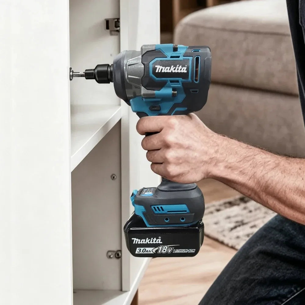 Makita 800Nm Cordless Impact Wrench 18V Brushless Power Tool Bare Unit for Bolt Working Fixture Dismantling and Household DIY