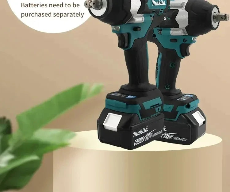 Makita Brushless DTW700 Electric Impact Wrench Cordless Electric Wrench 1/2 inch for Makita 18V Battery Screwdriver Power Tools