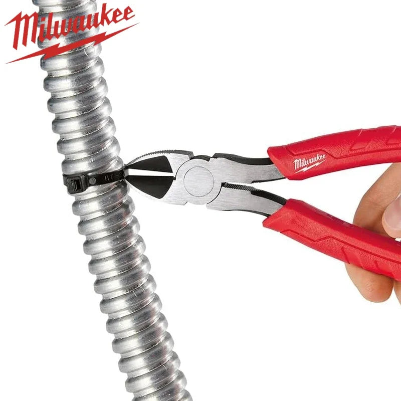 Milwaukee 6-inch/8-inch Diagonal Pliers, Comfortable Handle Diagonal Cutting Pliers, Manual Tool Pliers 48-22-6106/48-22-6108