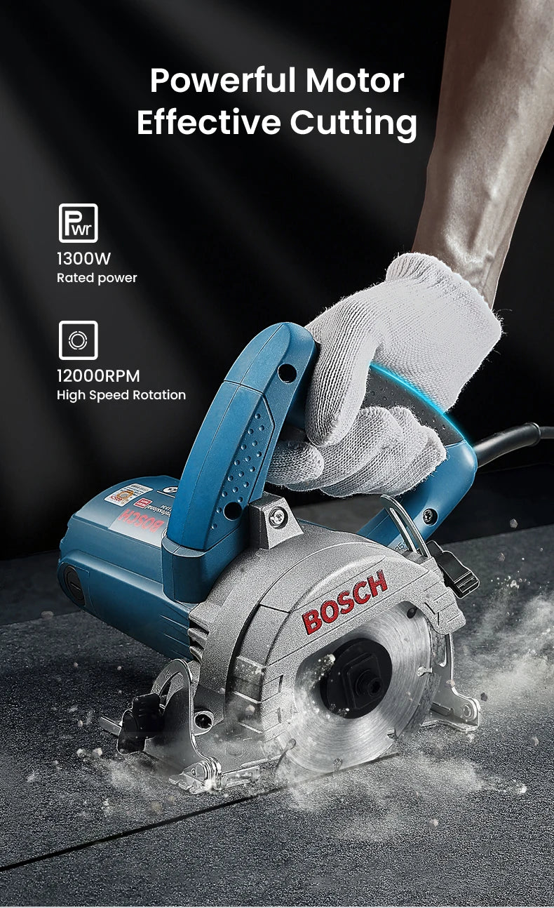 Bosch Marble Cutting Machine GDC 140 GDM 13-34 Professional Handheld Electric Circular Saw Seamless High-Precision Fabrication