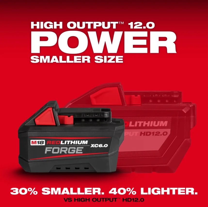 Milwaukee M18 FORGE battery18V  for Brushless Impact Wrench 1/2"Drive Cordless Electric Wrench for Professional Mechanics
